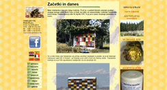 Desktop Screenshot of cebelarstvo-kozinc.com